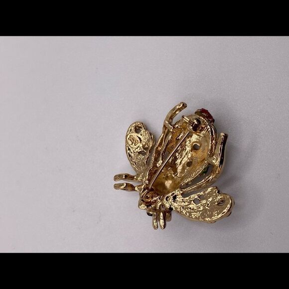 Joan Rivers Purple Orchid Bee Pin - Picture 5 of 8